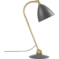 Gubi Bestlite BL2 Lampe de table Brass Base | Grey Shade