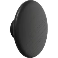 Muuto Dots Wood Lot de Hooks Black | Ø 17 cm