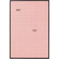 Design Letters Tableau - A2 - Rose - - UneTaille - Tableau