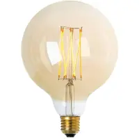 Calex Lampe à incandescence LED E27 à intensité variable G125 goldline 4W 320lm 2100 K