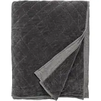Nordal A/s Couette Velours | Couvre-lit | Gris Foncé | 7840