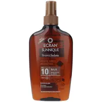 Ecran Huile sèche protectrice soyeuse Sunnique Spf10 200 ml