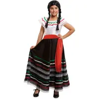 MOM Mexican Junior Costume Rouge 5-6 Years Enfants
