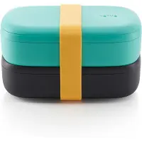 Lékué LunchBox To Go boîte à goûter teinte/couleur Turquoise 1000 ml