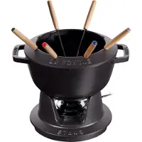 Staub Service à fondue 20cm - noir