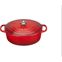 Le Creuset Cocotte Ovale 27 cm Rouge Cerise