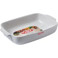 Pyrex Plat à Four Pyrex Signature Rectangle Blanc 30 x 22 cm