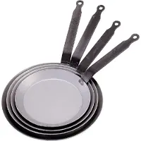 De Buyer Poêle à crêpes | tôle d'acier | Ø22cm | gaz, électrique, induction, four