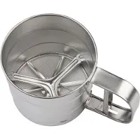 Patisse Tamis en acier inoxydable, Passoire, Argent