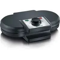 Severin Wa 2106 Double Waffle Maker 1200w Argenté One Size / EU Plug 220V