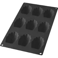 Lékué Multicavities, Moule à gâteau, Noir