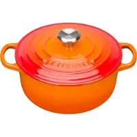 Le Creuset Cocotte Ronde 20 cm Orange-rouge