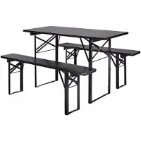 Nordal A/s Table/canapé-noir | S/3 | S | 27215