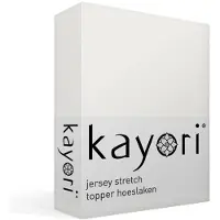 Kayori Drap-Housse Surmatelas Kayori Shizu Offwhite (Jersey)-Lits Doubles (140/160 x 200/210/220 cm)