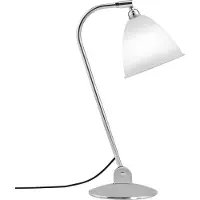 Gubi Bestlite BL2 Lampe de table Chrome Base | Bone China Shade