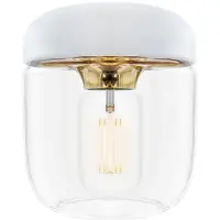 UMAGE Acorn Abat-jour Blanc/Laiton Poli -