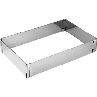 Zenker 2471 cadre rectangulaire extensible inox