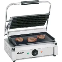 Bartscher Grill contact Panini, nervuré/lisse