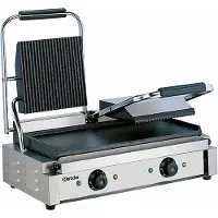 Bartscher Grill contact, double,nervuré/lisse