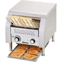 Bartscher Grille-pain convoyeur | 2,24 kW | 370 x 420 x 390 mm | Acier inoxydable