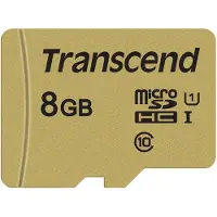 Transcend 8GB UHS-I U3 8 Go MicroSDHC Classe 10