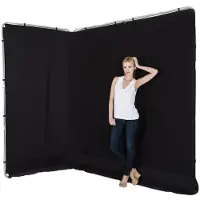 Lastolite LL LB7625 Fond Panoramique Noir 230x400cm