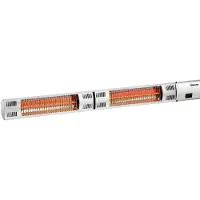 Bartscher Radiateur | 220-240 V |Avec Télécommande | Montage mural | 1050x60x(h)100mm