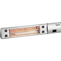 Bartscher Radiateur | 230 V |Avec Télécommande | Montage mural | 615x600x(h)100mm