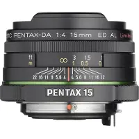 Pentax Objectif Pentax DA 15 mm f/4 ED AL HD Limited