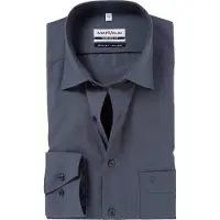 MARVELIS Homme Marvelis Comfort Fit Chemise anthracite, Unicolore
