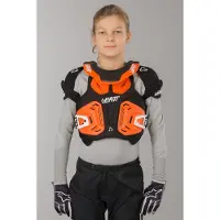 Leatt Fusion 2.0 Junior Gilet Protecteur Enfant Orange Taille L-XL