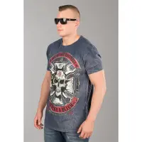 West Coast Choppers Mechanic Short Sleeve T-shirt Gris S Homme