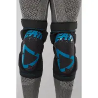 Leatt 3DF 5.0 Zip Protège-genoux Motocross Bleu Taille S-M