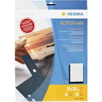 Herma 7788 Hoes Doorzichtig 20X30 Zwart