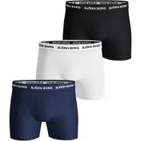 Björn Borg Essential 3-pack Cotton Stretch Shorts - Str. XL 3 stk.