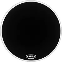 Evans BD16RB-NP EQ3 Resonant Black No Port 16" Black Peaux de résonance