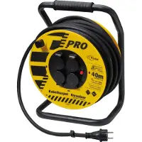 Profile Enrouleur de chantier - 40 m - 16 A - 240 V - 1 500 W à 3 500 W