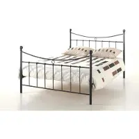 Molecule Lit Liza 160x200 avec sommier à lattes - noir