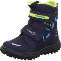Superfit Bottes de neige 'Husky' bleu / vert fluo