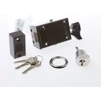 Lips Oplegslot - Bruin - Staal - - OSW 1757-60 D bijzet DIN links1
