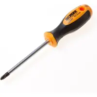 Ironside 120033 Tournevis d'atelier PZ 2 x100 Poignée à 2 composants Acier au chrome-vanadium