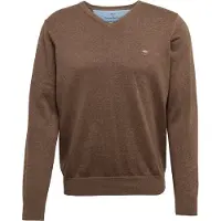 FYNCH-HATTON Pull-over brun foncé / gris clair