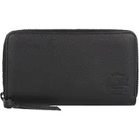 Herschel - Thomas Leather RFID Black Pebbled Leather - Unisex
