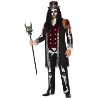 Atosa Voodoo Costume Gris XS-S Enfants