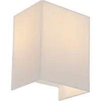 QAZQA Applique murale moderne en jute blanche - Vete