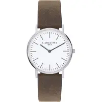 Liebeskind berlin Montre à affichage analogique brun foncé / argent / blanc