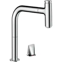 Hansgrohe HG 2-L Mitigeur monocommandé pour évier 200 MET DN 15, avec sBox, bec extractible chromé
