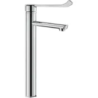 Delabie WT-MBatt. EP bec haut fixe H305 L140, levier hygiène