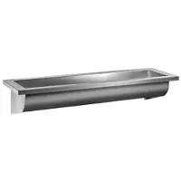 Delabie caniveau de lavage CANAL L.1200 o. hl. écoulement à droite Edst. 1.4301 sat