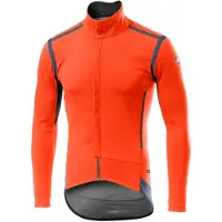Castelli Maillot de Cyclisme Castelli Men Perfetto Ros Long Sleeve Orange-S